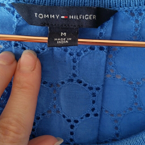 Tommy Hilfiger blue sweater - Picture 4 of 7